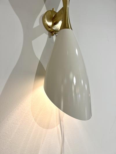 Italian Mid Century Style Double Shade Sconce