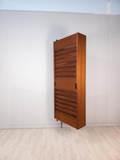 Italian Mid Century Suspended Tilting Wardrobe Coat Rack 1960s