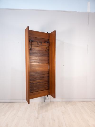 Italian Mid Century Suspended Tilting Wardrobe Coat Rack 1960s