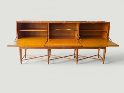 Italian Mid Century Tall Sideboard or Bar Cabinet 1950s