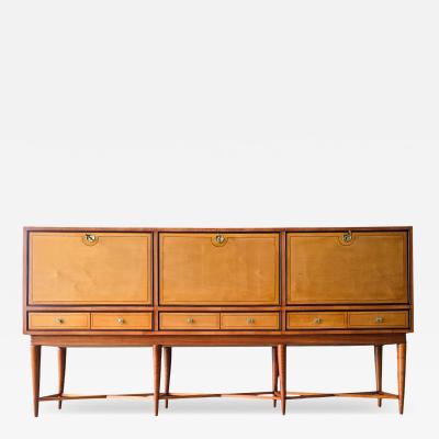 Italian Mid Century Tall Sideboard or Bar Cabinet 1950s