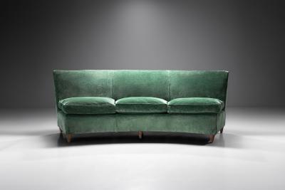 Italian Mid Century Three Seater Sofa Italy 1950s