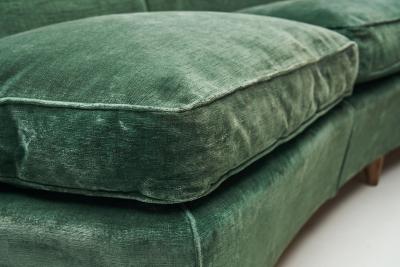 Italian Mid Century Three Seater Sofa Italy 1950s