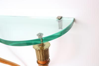 Italian Mid Century Wall Mounted Console