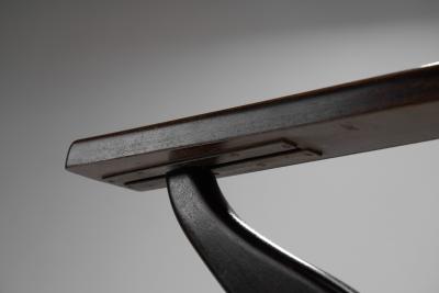 Italian Mid Century Wingback Lounge Chair Italy 1950s