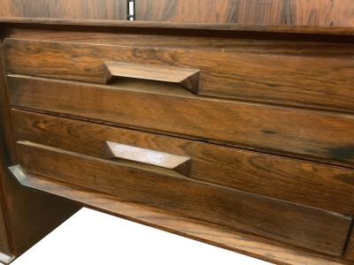 Italian Mid Century Wooden Wall Unit