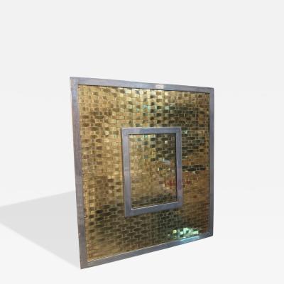 Italian Mid Century Woven Brass Picture Frame 1970s