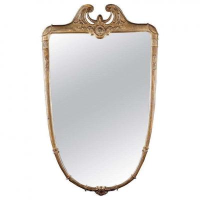 Italian Midcentury Giltwood Mirror 1950