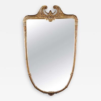 Italian Midcentury Giltwood Mirror 1950