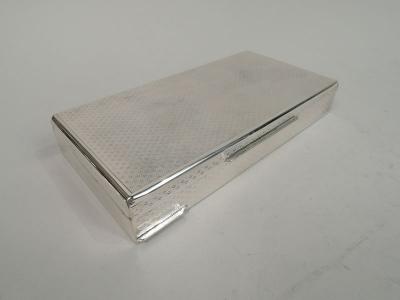 Italian Midcentury Modern Silver Box