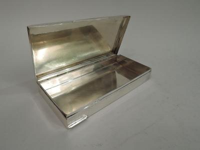Italian Midcentury Modern Silver Box