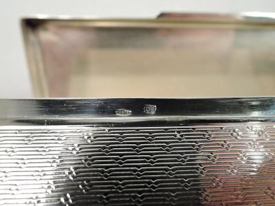 Italian Midcentury Modern Silver Box