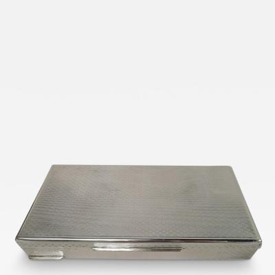 Italian Midcentury Modern Silver Box