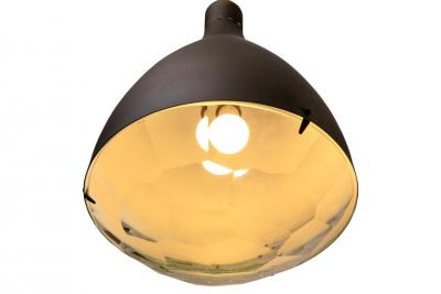 Italian Midcentury Style Chiseled Crystal Pendant Light