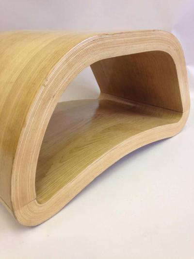 Italian Minimalist Sculpture Modern Bench 1950