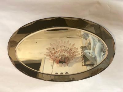 Italian Mirror in the Style of Fontana Arte 1970s