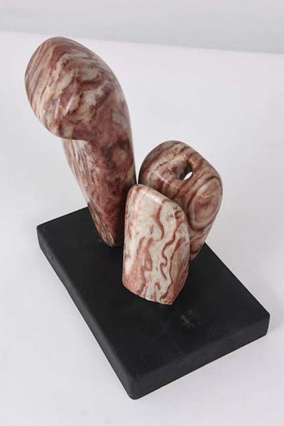 Italian Modern Abstract Sculpture on Base 1960s