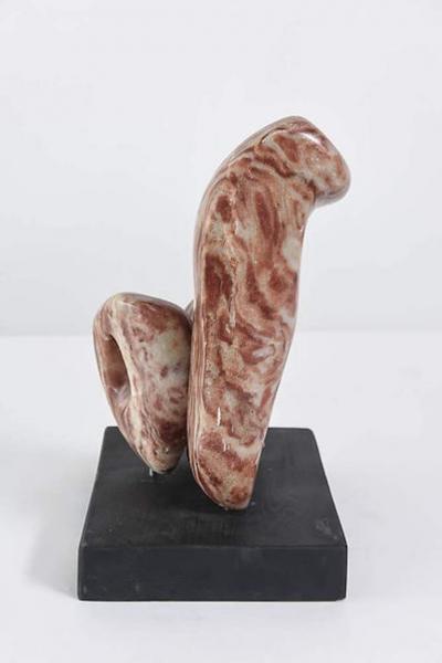 Italian Modern Abstract Sculpture on Base 1960s