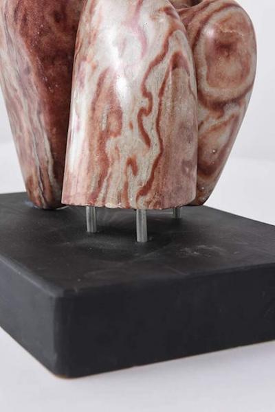 Italian Modern Abstract Sculpture on Base 1960s