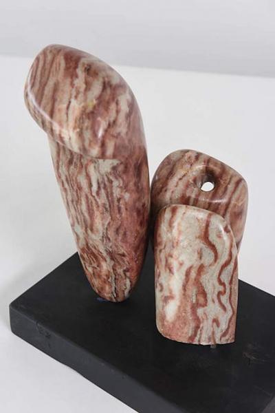 Italian Modern Abstract Sculpture on Base 1960s