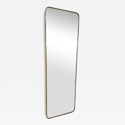 Italian Modern Brass Frame Mirror 1970s Two available