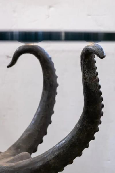Italian Modern Bronze Octopus Center Table