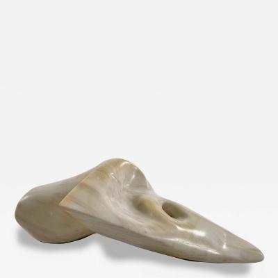 Italian Modern Carrera Marble Abstract Sculpture