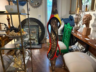 Italian Modern Ceramic And Marble Floor Lamp