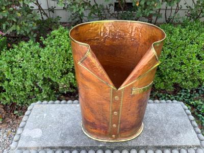 Italian Modern Mixed Metals Umbrella Stand