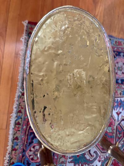 Italian Modern Mixed Metals Umbrella Stand