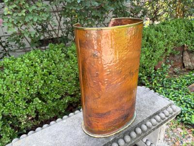 Italian Modern Mixed Metals Umbrella Stand