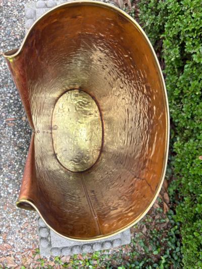 Italian Modern Mixed Metals Umbrella Stand
