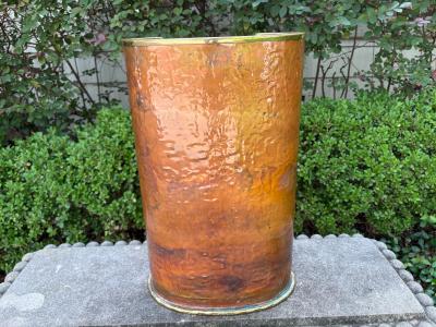 Italian Modern Mixed Metals Umbrella Stand