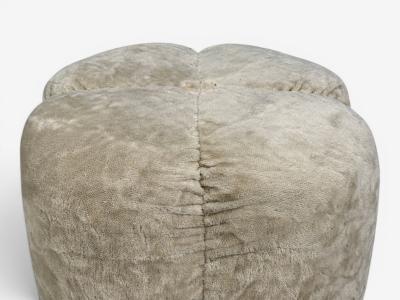 Italian Modern Ottomans Fabric Painted Wood Italy 1930s