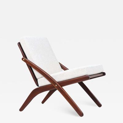 Italian Modern Scissor Lounge Chair