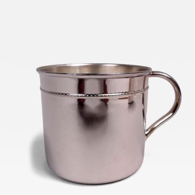 Italian Modern Sterling Silver Baby Cup
