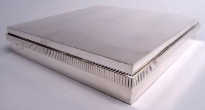 Italian Modern Sterling Silver Box