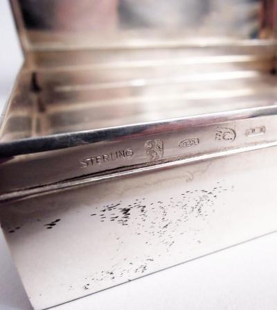 Italian Modern Sterling Silver Box