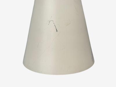 Italian Modern White Lacquered Metal Brass Wall Sconces Italy 1960s