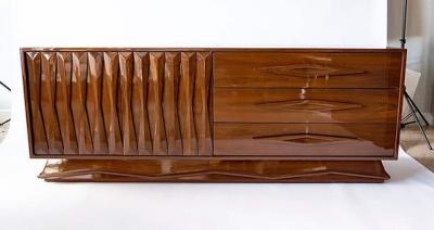 Italian Modern Wood Credenza