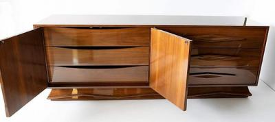 Italian Modern Wood Credenza