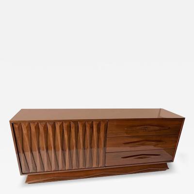 Italian Modern Wood Credenza