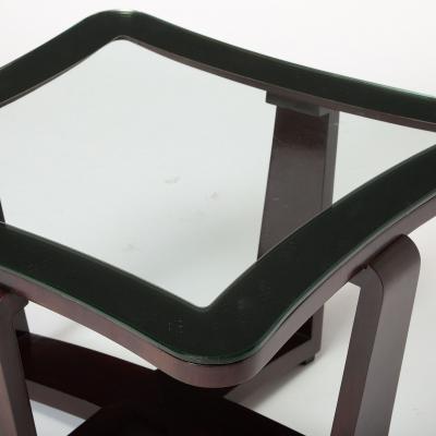 Italian Modernist Amaranth Coffee Table