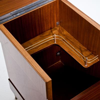 Italian Modernist Folding Bar Cabinet