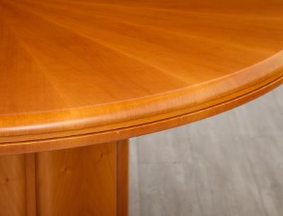 Italian Modernist Maple Wood Center Dining Table circa 1970