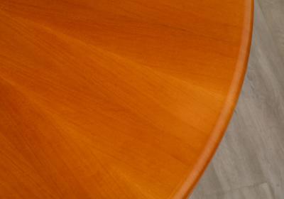 Italian Modernist Maple Wood Center Dining Table circa 1970