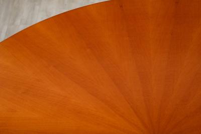 Italian Modernist Maple Wood Center Dining Table circa 1970