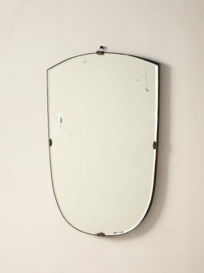 Italian Modernist Wall Mirror circa 1950