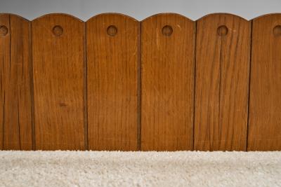 Italian Modular Bench with Upholstered Seats Italy ca 1950s