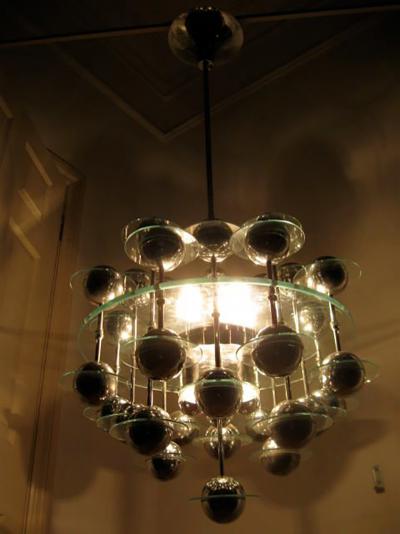 Italian Modular Satellite Chandelier 70s